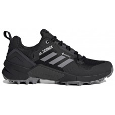Кроссовки Adidas Terrex Swift R3 Gore-Tex черные с серым
